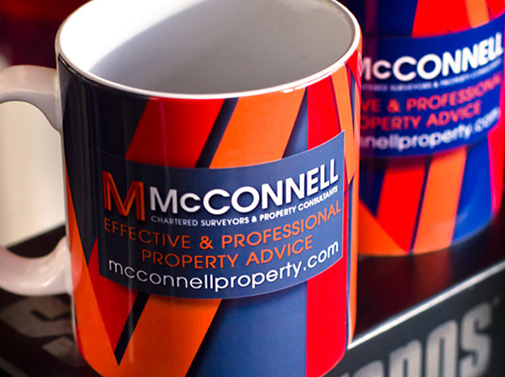 Shop Logo Printed Mugs